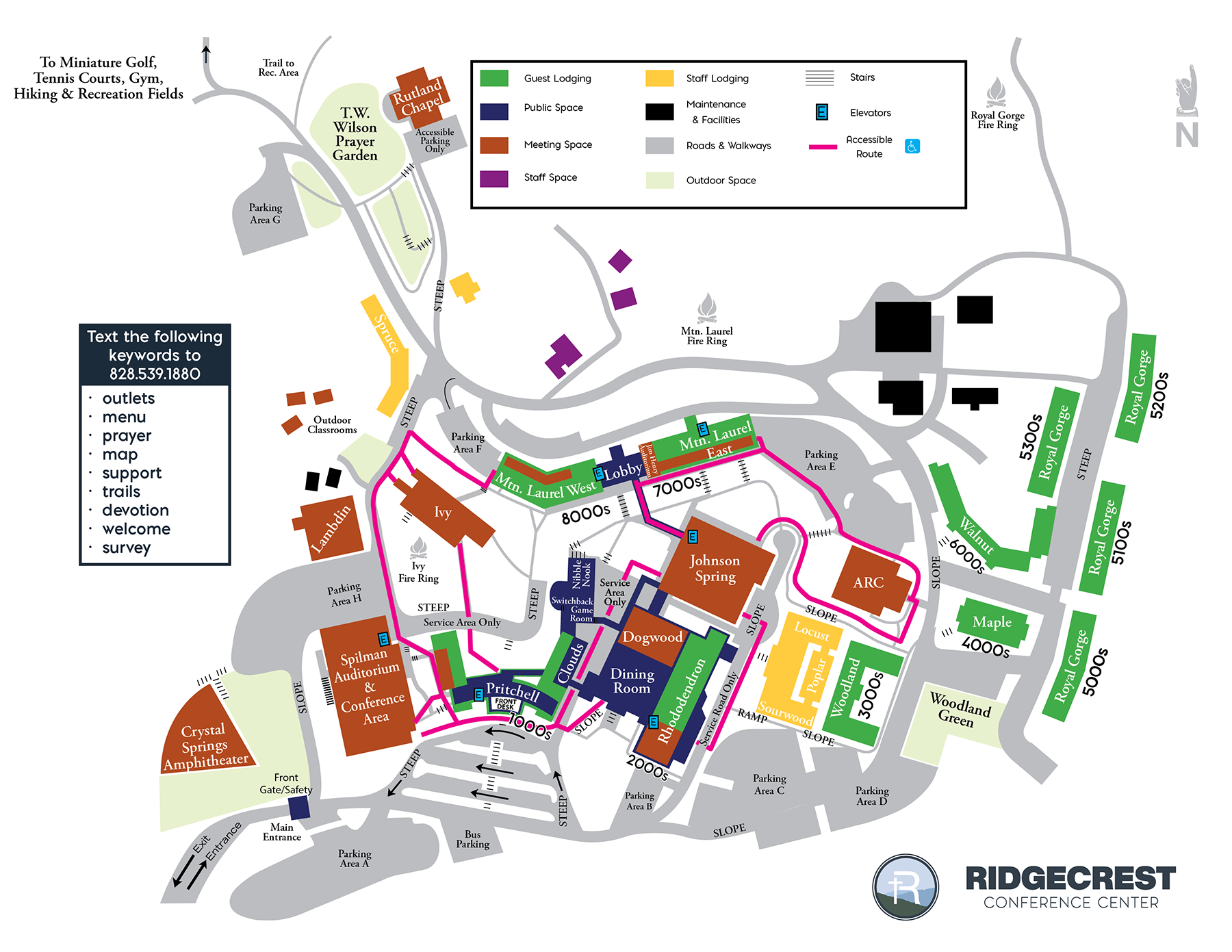 Ridgecrest Campus Map